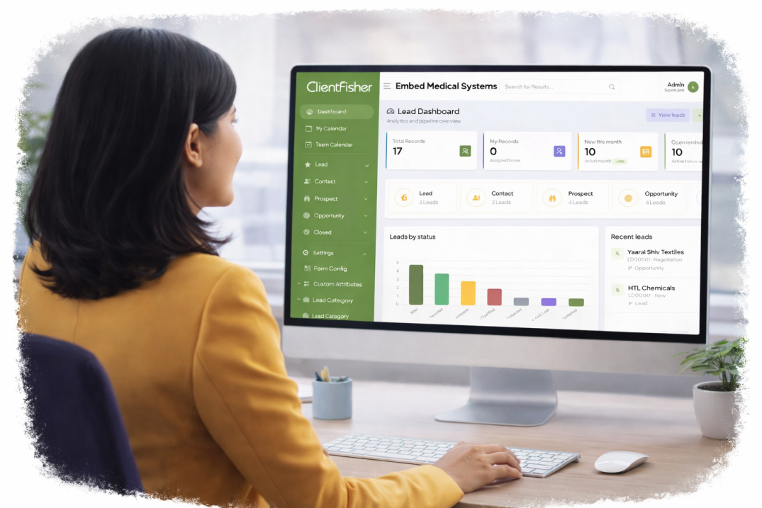 ClientFisher CRM ERP Solution